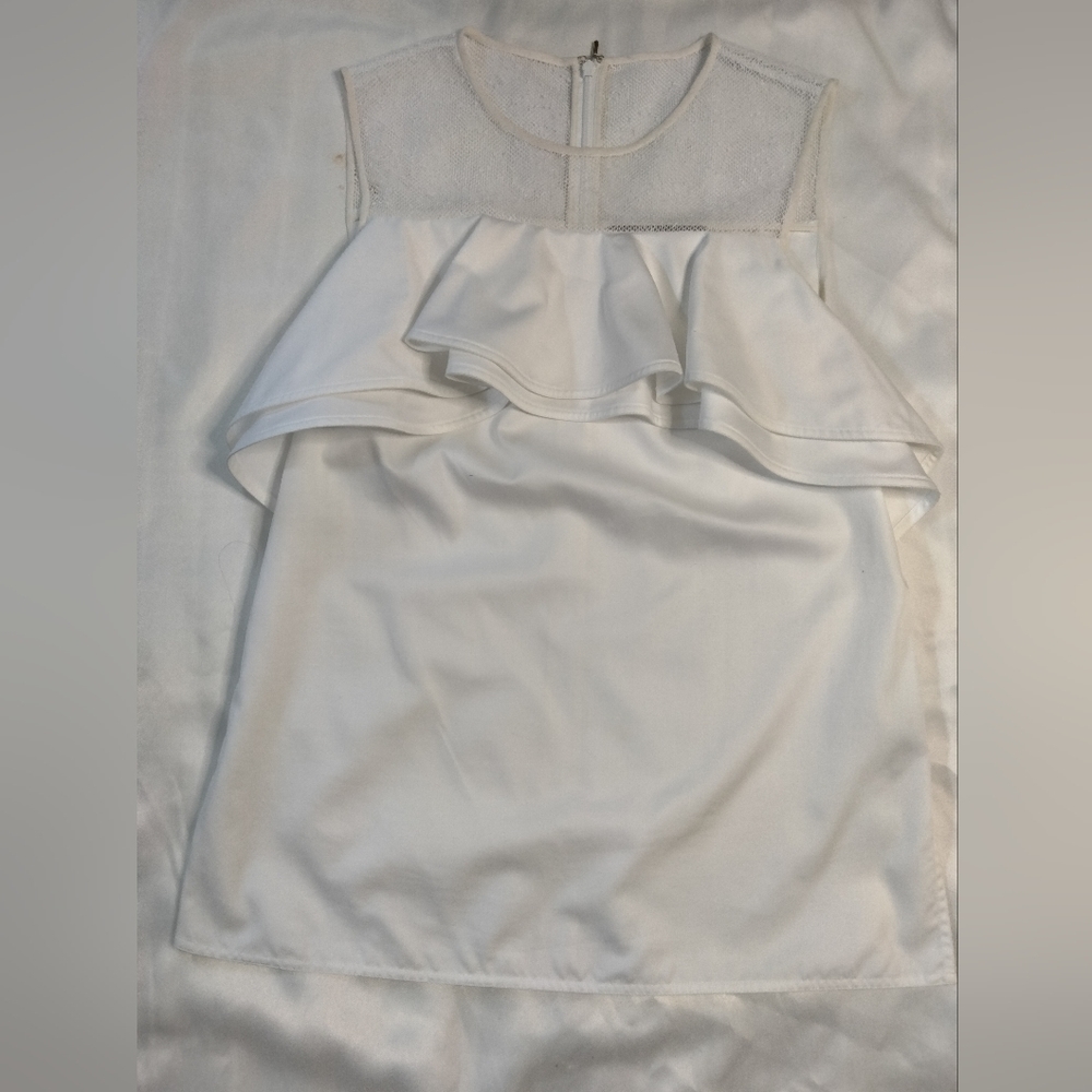 Jason Wu white sleeveless blouse